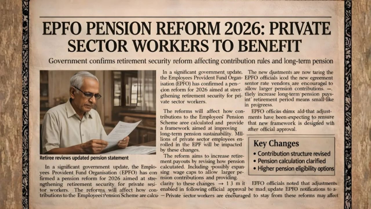 EPFO Announces Major Pension